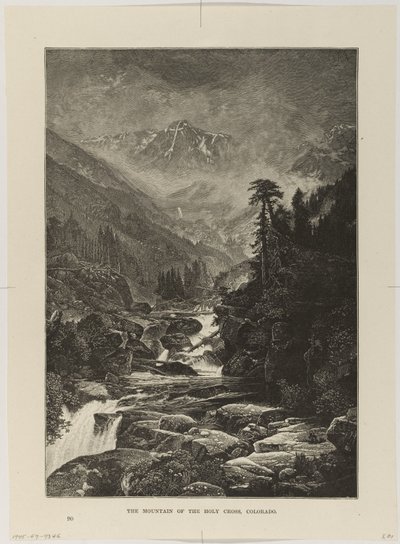 Berg des Heiligen Kreuzes, Colorado von Thomas Moran