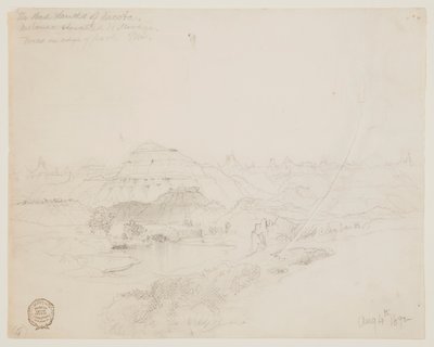 Die Badlands von Dakota von Thomas Moran