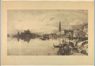 Ansicht von Venedig vom Canal Grande von Thomas Moran