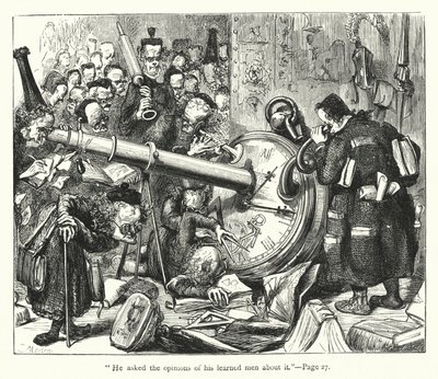Illustration für Gullivers Reisen von Jonathan Swift von Thomas Morten