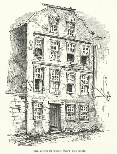 Illustration für das Leben von Jonathan Swift von Thomas Morten