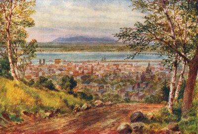 Montreal, der echte St. Lawrence vom Berg von Thomas Mower Martin