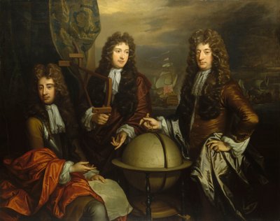 John Benbow (1653-1702), Sir Ralph Delavalle (ca. 1645-1707) und Thomas Phillips (ca. 1635-1693) von Thomas Murray