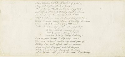 Colwich - Wolseley Monument Inschrift: Feder, undatiert [1839] von Thomas Peploe Wood
