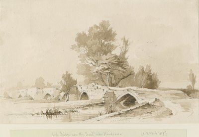 Handsacre - Alte Hohe Brücke von Thomas Peploe Wood