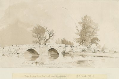 Handsacre - Alte Hohe Brücke von Thomas Peploe Wood