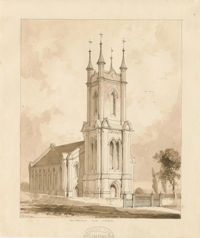 West Bromwich Kirche [Neu] von Thomas Peploe Wood