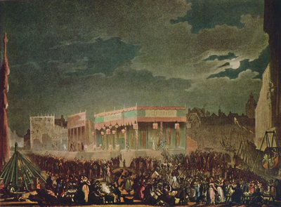 Bartholomew Fair: Von außen von Thomas Rowlandson, Augustus Charles Pugin