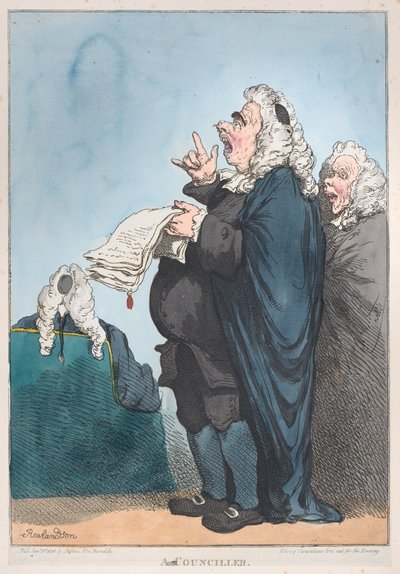 Ein Ratsherr, 1. Januar 1801 von Thomas Rowlandson