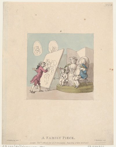 Ein Familienstück, 1. März 1803 von Thomas Rowlandson