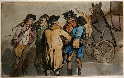 Eine Gruppe von Figuren von Thomas Rowlandson