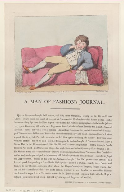 Das Tagebuch eines Modebewussten, 1. Mai 1802 von Thomas Rowlandson