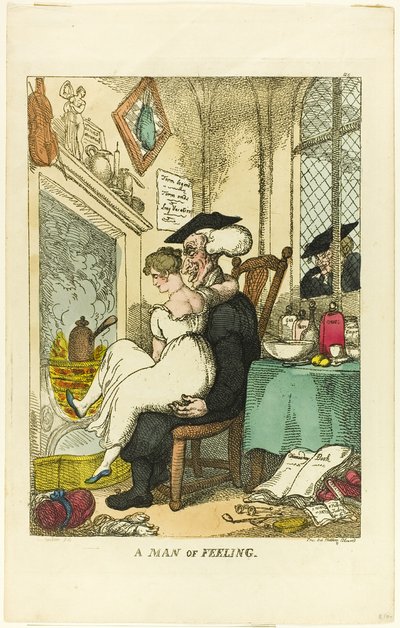 Ein Mann von Gefühl von Thomas Rowlandson