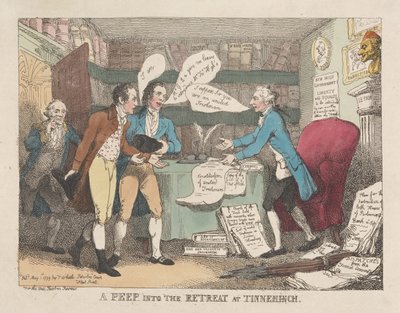 Ein Blick ins Refugium bei Tinnehinch von Thomas Rowlandson