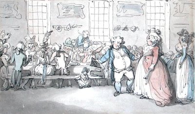 Ein öffentliches Frühstück von Thomas Rowlandson