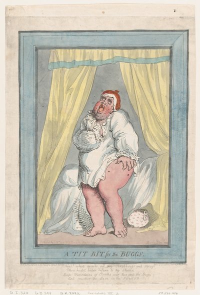 Ein Leckerbissen für die Käfer von Thomas Rowlandson