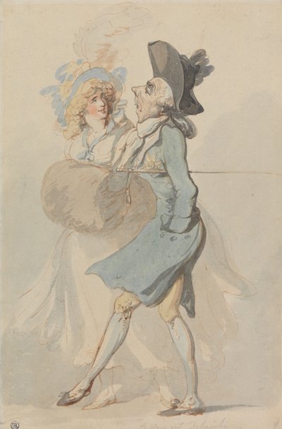 Ein ausgelaugter Lebemann von Thomas Rowlandson
