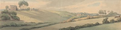 Admiral Christians und Mr. Lysons Cottages, Cowes von Thomas Rowlandson