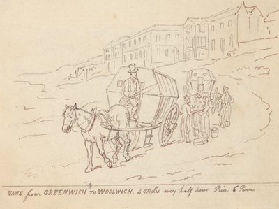 Albumzeichnung von Thomas Rowlandson