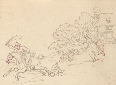 Albumzeichnung von Thomas Rowlandson