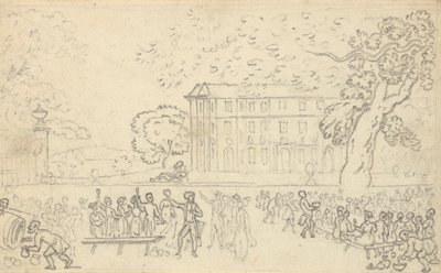 Albumzeichnung von Thomas Rowlandson