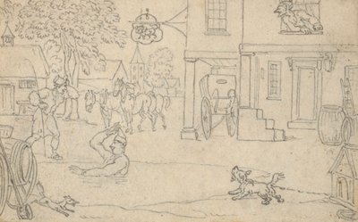 Albumzeichnung von Thomas Rowlandson
