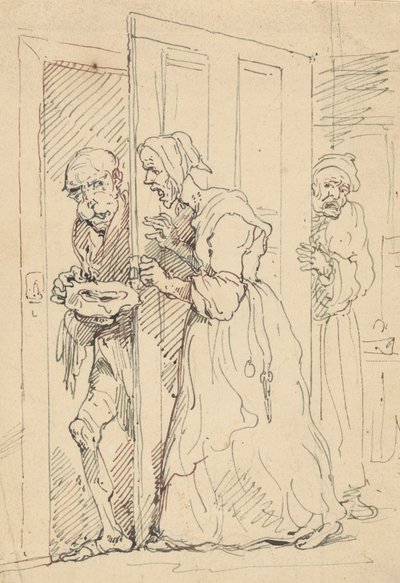 Albumzeichnung von Thomas Rowlandson