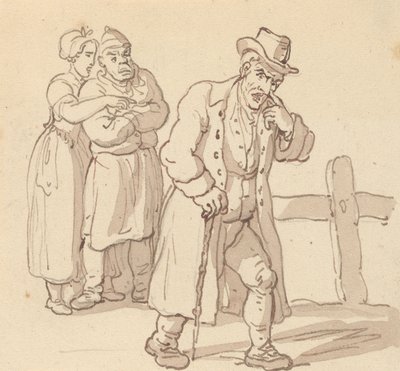 Albumzeichnung von Thomas Rowlandson