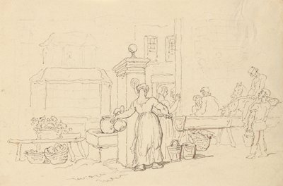 Albumzeichnung von Thomas Rowlandson