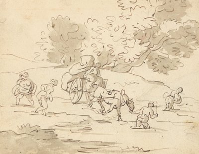 Albumzeichnung von Thomas Rowlandson