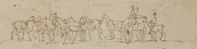 Albumzeichnung von Thomas Rowlandson