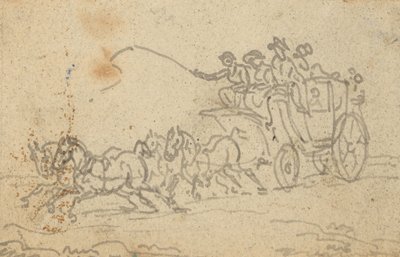 Albumzeichnung von Thomas Rowlandson