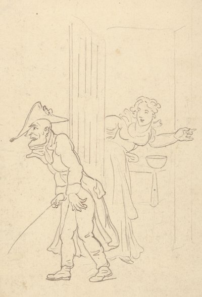 Albumzeichnung von Thomas Rowlandson