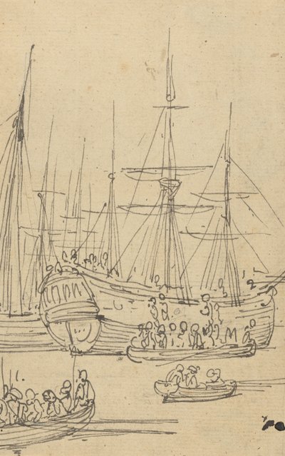 Albumzeichnung von Thomas Rowlandson