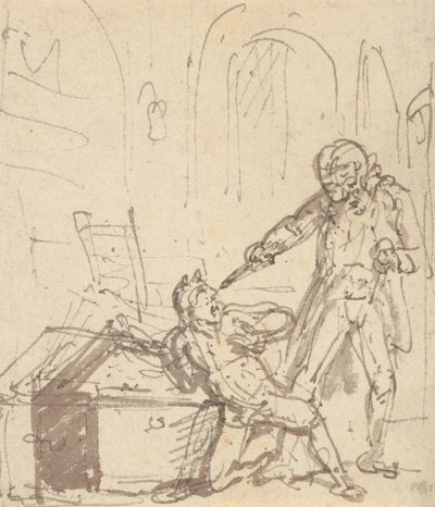 Albumzeichnung von Thomas Rowlandson