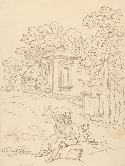 Albumzeichnung von Thomas Rowlandson