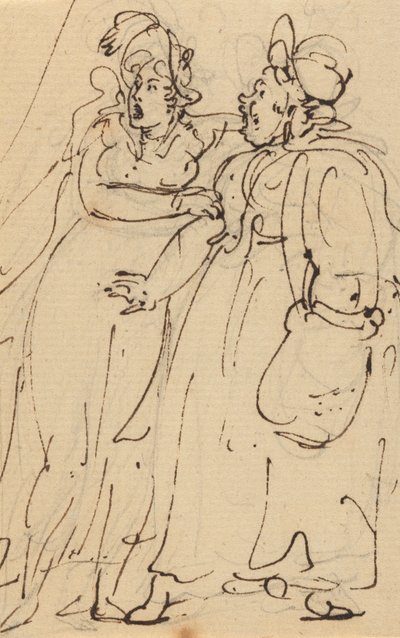 Albumzeichnung von Thomas Rowlandson