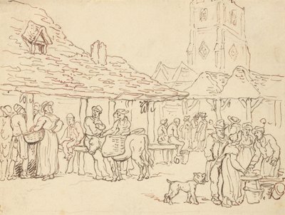 Albumzeichnung von Thomas Rowlandson