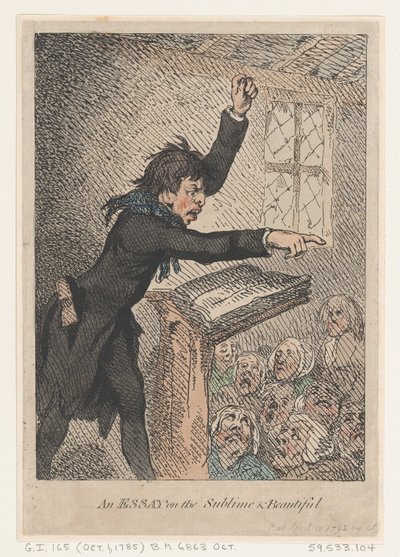 Ein Essay über das Erhabene und Schöne von Thomas Rowlandson