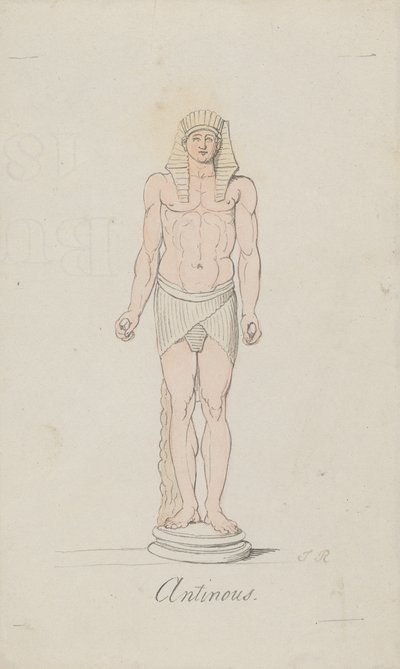 Antinous als Osiris von Thomas Rowlandson