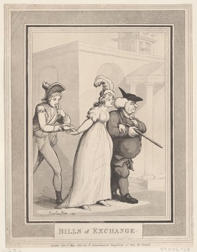 Wechsel von Thomas Rowlandson