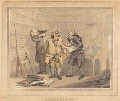 Buchhändler und Autor von Thomas Rowlandson