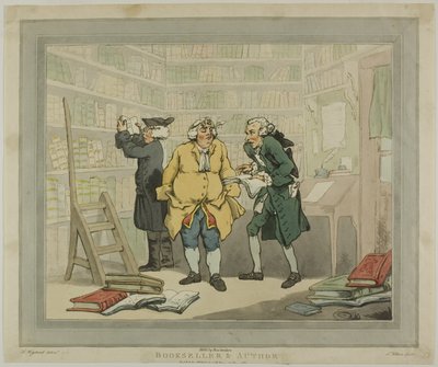 Buchhändler und Autor von Thomas Rowlandson
