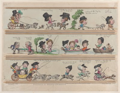 Ränder für Räume & Bildschirme, Platte 7, 10. Mai 1799 von Thomas Rowlandson