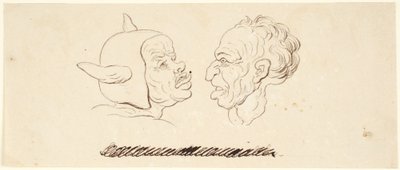 Karikaturen: Sinnliches Verlangen von Thomas Rowlandson