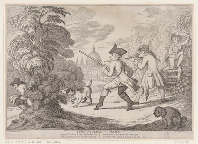City Foulers-Mark!, 1799 von Thomas Rowlandson