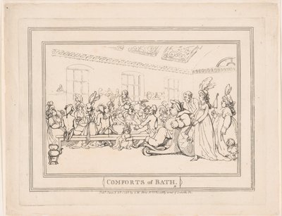 Komforts von Bath, Platte 11 von Thomas Rowlandson