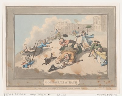 Komforts von Bath, Platte 12 von Thomas Rowlandson
