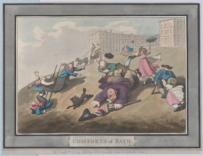 Komforts von Bath, Platte 12 von Thomas Rowlandson