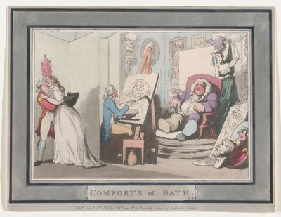 Komfort von Bath, Tafel 6 von Thomas Rowlandson